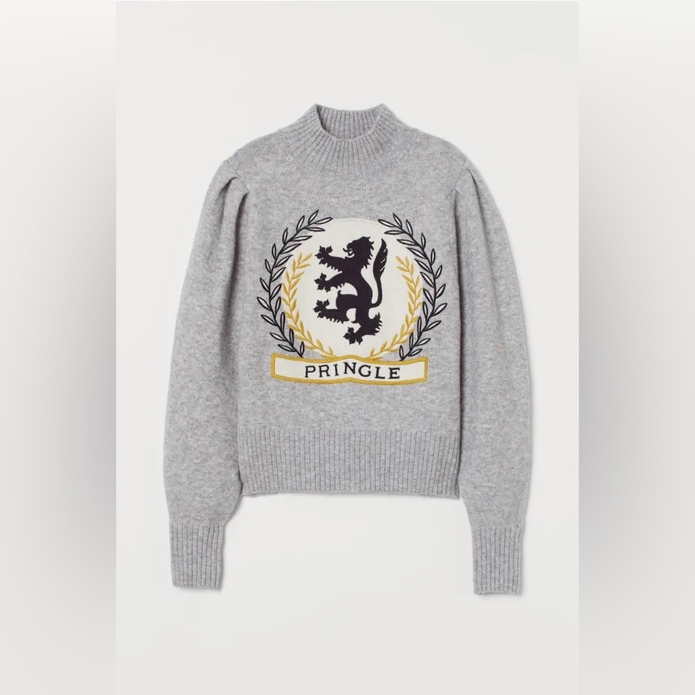 NEW H&M x Pringle of Scotland Knit Mock-turtleneck Sweater